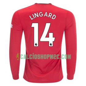 Manchester United Jesse Lingard 14 Maglia Prima 2019/2020 Manica Lunga